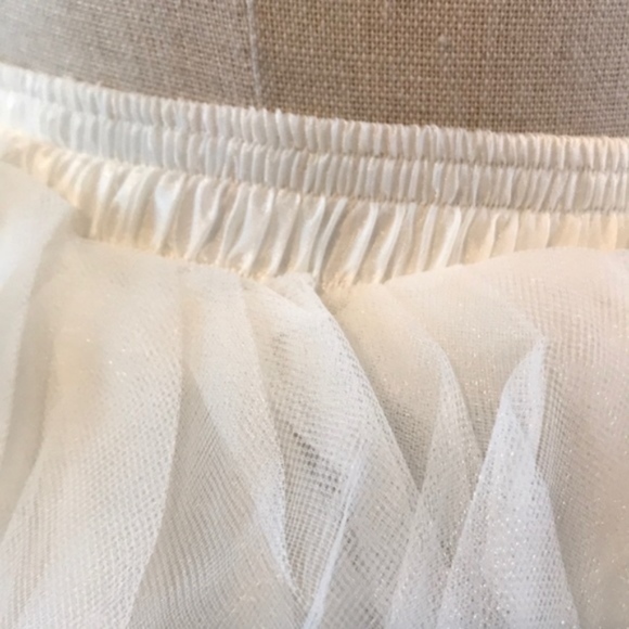 Tulle Tutu Ballerina Costume, Pin-up, Skirt White - Picture 3 of 6